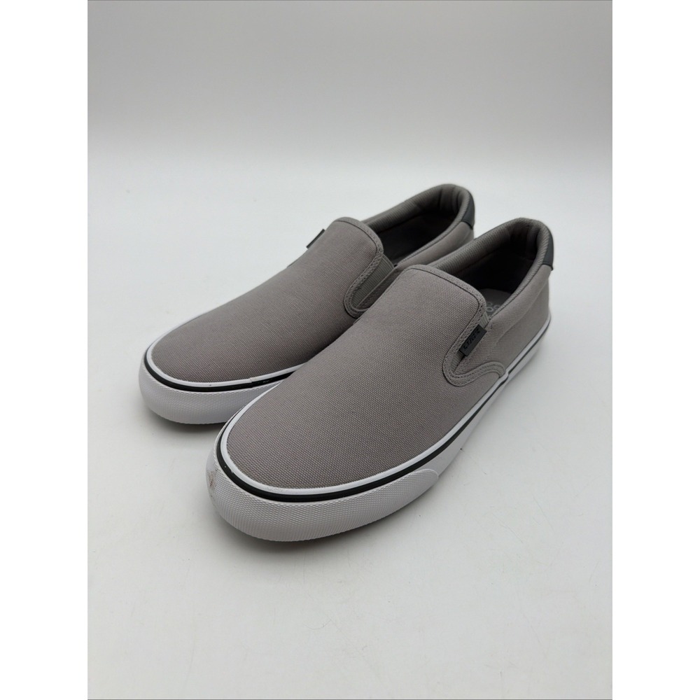 Lugz Clipper Slip On Dark Grey Sneakers Casual Shoes Mens Sz 10.5 NEW